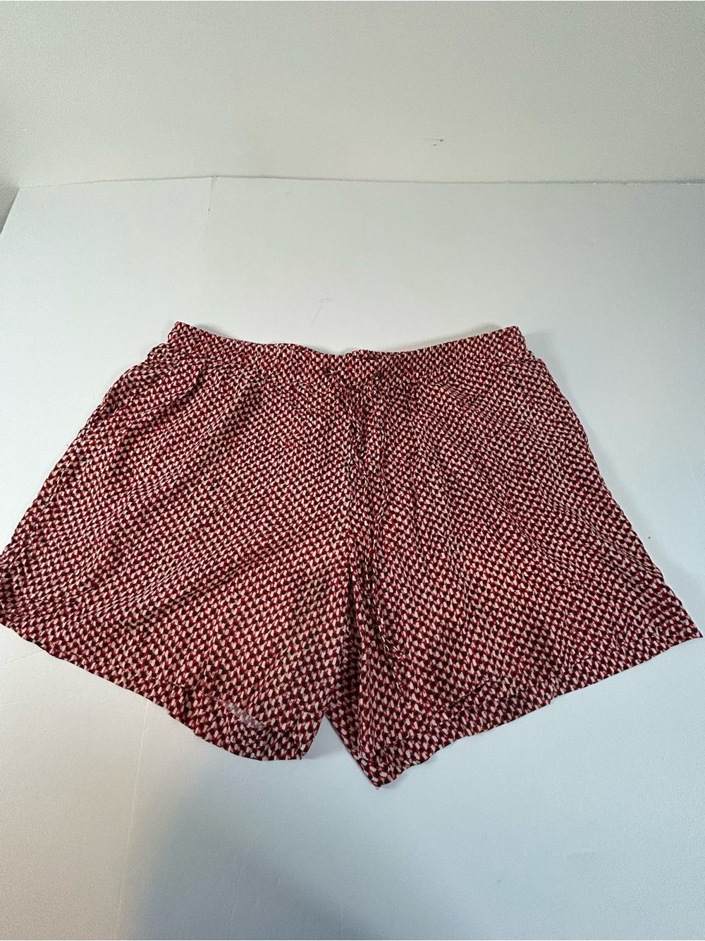Liz Claiborne Red Patterned Casual Shorts